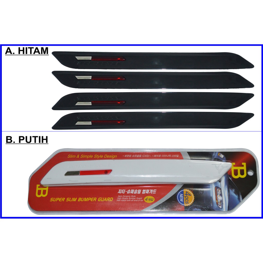 BUMPER GUARD FORCE B MEDIUM HITAM / PUTIH