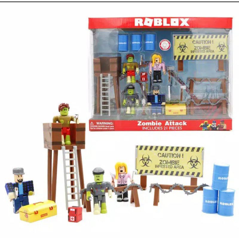 Jual Lego Roblox Action Collection - Zombie Attack Playset Indonesia|Shopee  Indonesia