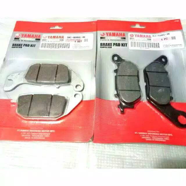 KDM_24 Paket kampas rem depan/belakang vixion new/mx new/R15 -50C &amp; 3C1