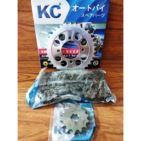 GEAR SET SHOGUN 125 GEAR PAKET SHOGUN 125 / SMASH GEAR DEPAN BELAKANG PLUS RANTAI SHOGUN 125 / SMASH