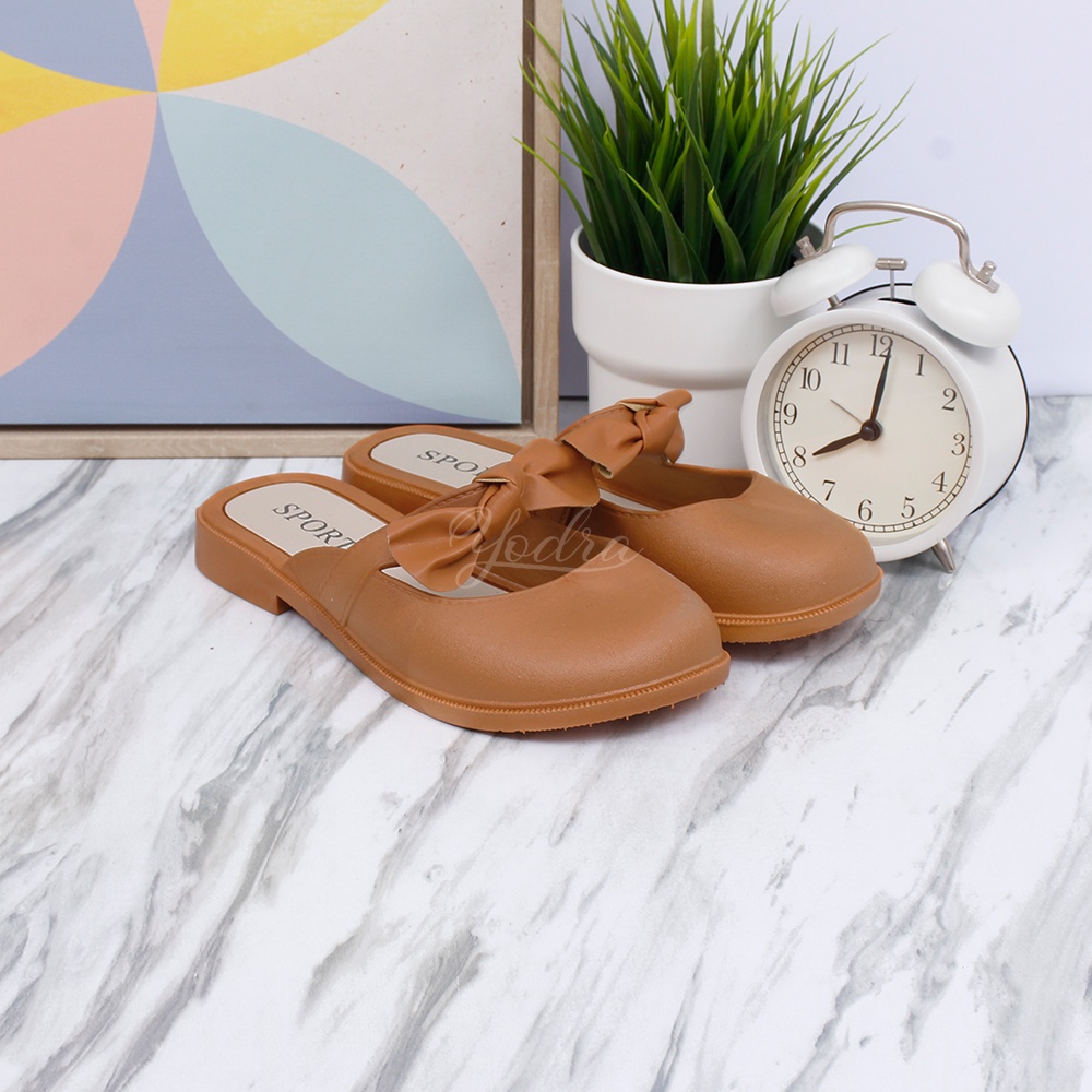 Yodra Gia Flat Jelly Shoes Import YDR238 Real Pict