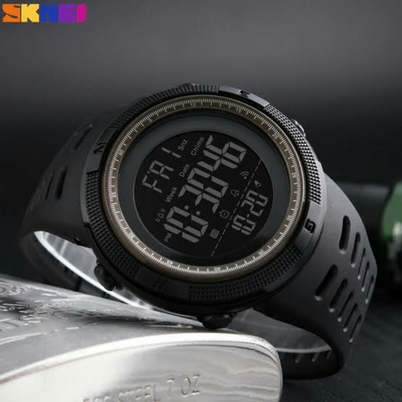 Jam tangan pria SKMEI 1251 digital green original WR