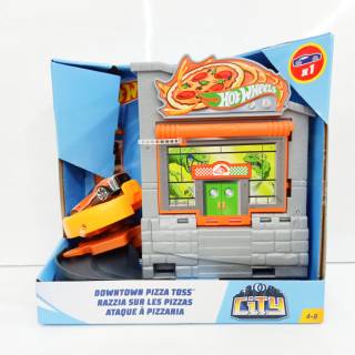  Hot  Wheels  Downtown pizza toss city truck  builder Shopee 