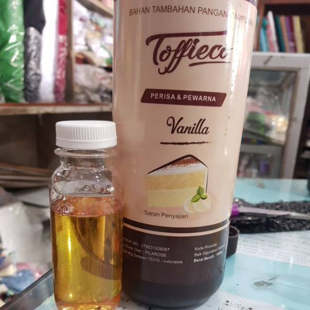 

Pasta toffieco kemasan Repack Vanila, Vanila butter, rhum,pandan,mocca,coklat , 2025