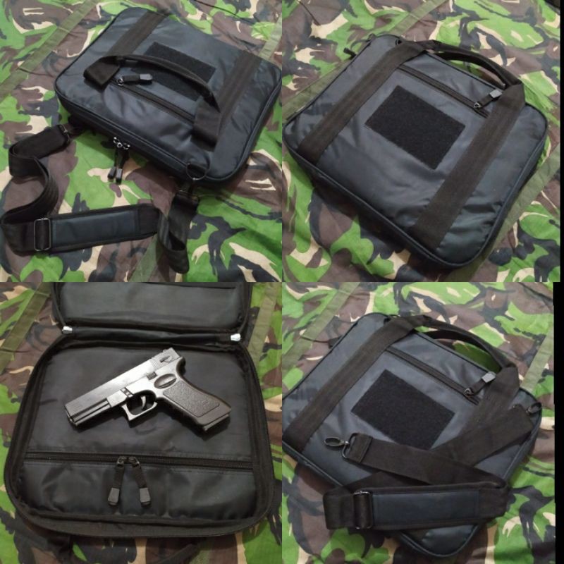 range bag-tas pistol-tas senjata-tas airsoft gun-gun bag-holster-sarung pistol-gunbag-tas handgun