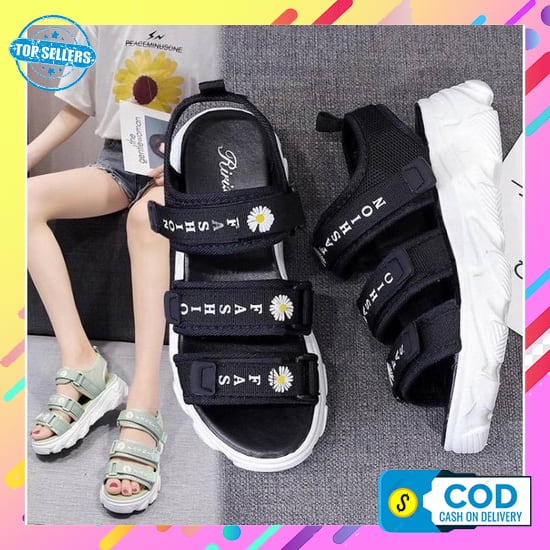 Sandal Wanita Gunung Korea Matahari Sendal Wanita Korean Style Terlari Sandal Tali Gunung Wanita M