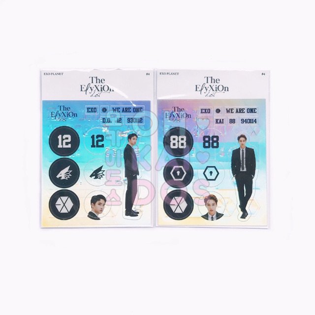 EXO - ELYXION DECO HOLOGRAM STICKER