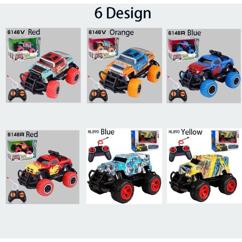 Mainan mobil remote kontrol bentuk unik rc car toys mobil rock crawler mini climber