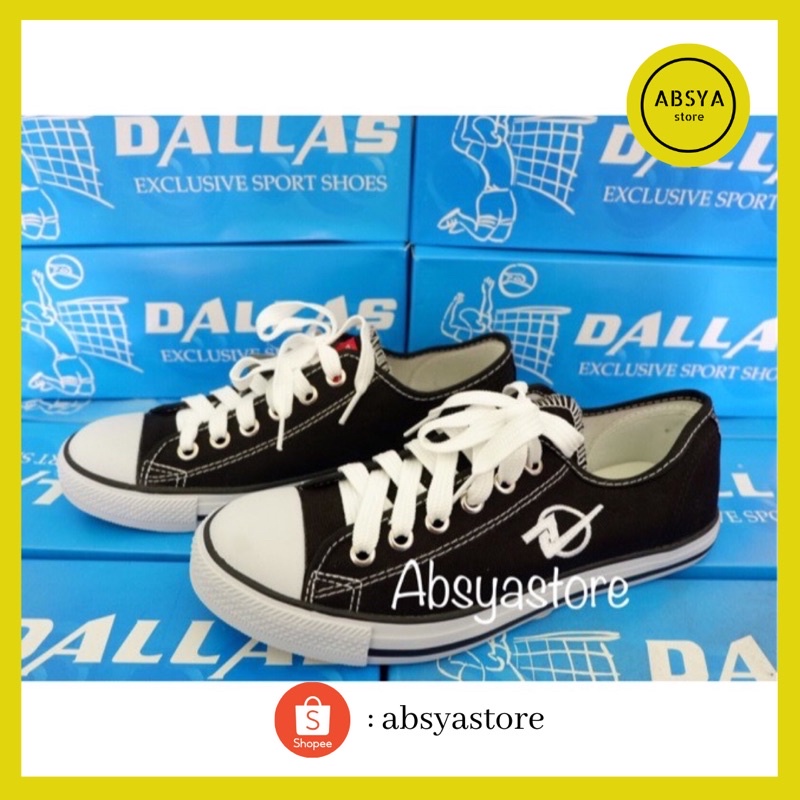 Sepatu sekolah Dallas campus pendek / sepatu dallas / sneakers shoes