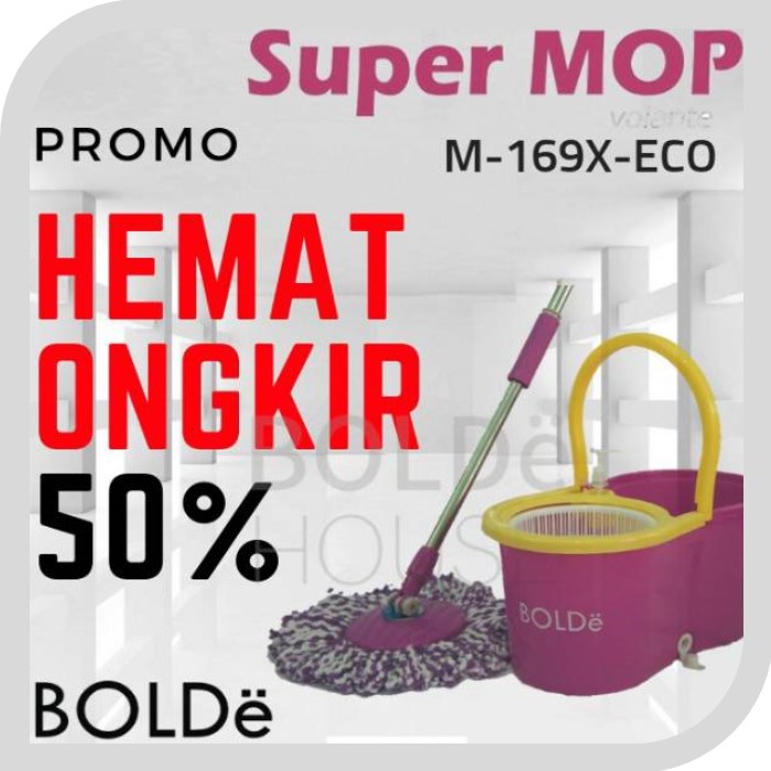 COD/BAYAR DITEMPAT ALAT PEL OTOMATIS ORIGINAL BOLDe SUPERMOP