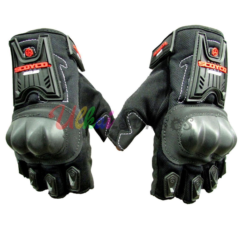 Sarung Tangan Motor Aksesoris Pengendara Motor Scoyco MC12D Half Pendek Sarung Tangan Bikers l Ridding l Touring All Size Dewasa l Pria l Wanita Motorcycle Glove Best Quality Murah