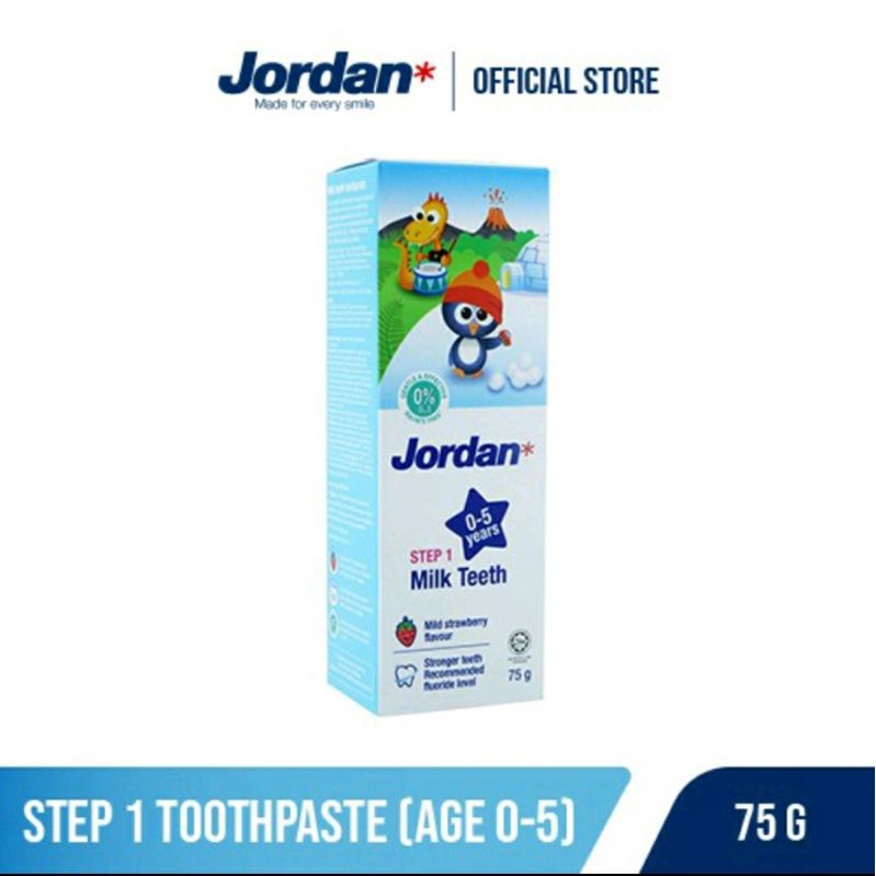 PASTA GIGI ANAK JORDAN STEP 1 ( 0-5 Tahun )