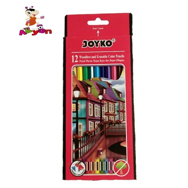 

Pensil Warna Joyko 12 Warna Bisa Di Hapus Murah berkualitas