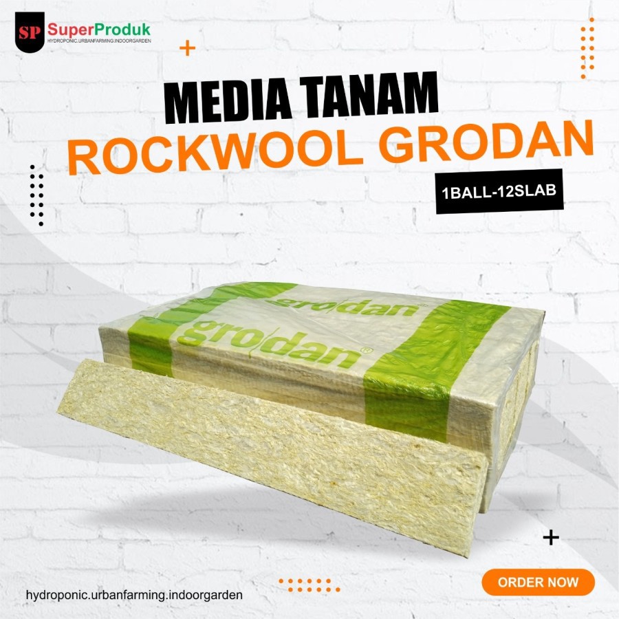 Rockwool Grodan hidroponik 1ball