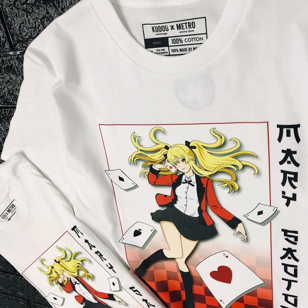 Tshirt Mary Saotome Kakegurui Anime Manga Premium Unisex