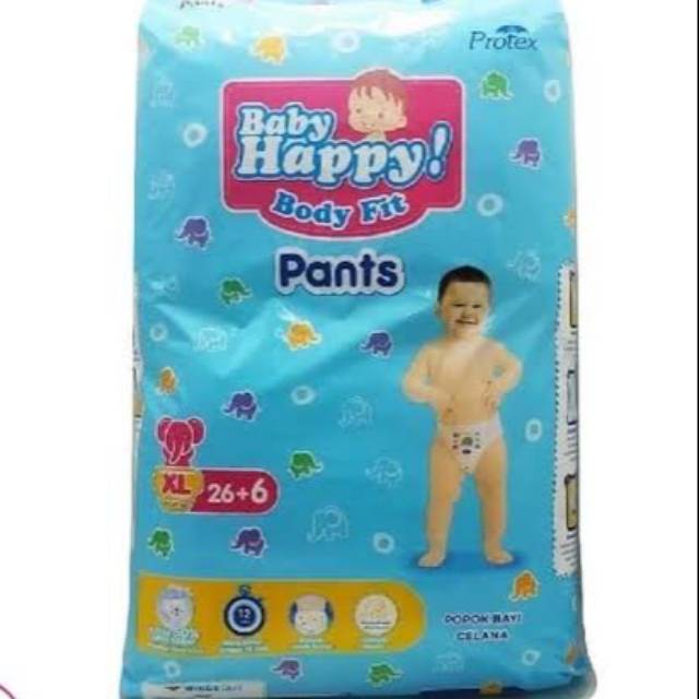 Pampers baby happy ukuran XL