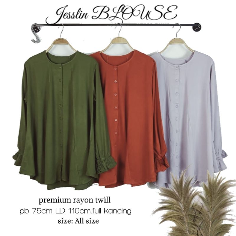 AQO JESSLIN SHIRT RAYON TWILL