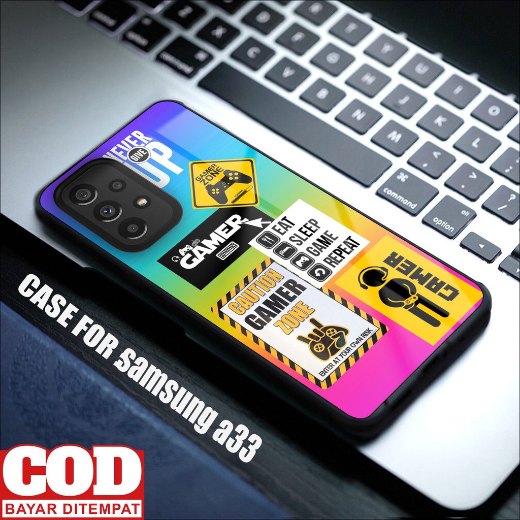 Case SAMSUNG A33 - Casing SAMSUNG A33 Terbaru Case [ MOTIF GAMER ] Cassing Hp SAMSUNG A33 - Silikon 