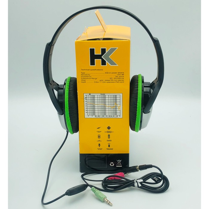 HEADPHONE EXTREME BASS HK PLUS MIC  HEADPHONE BASS HK E1248