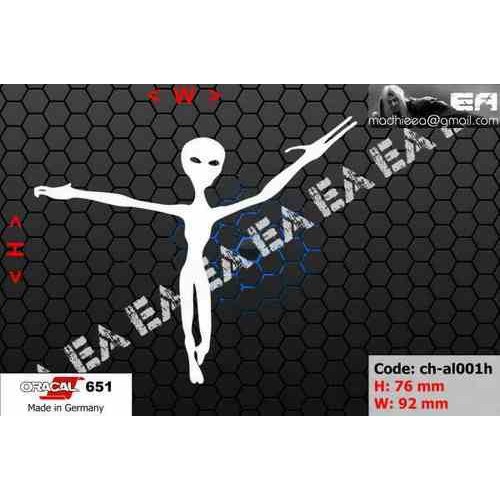 ea cutting sticker / decal Code: ch-al001h ( alien )