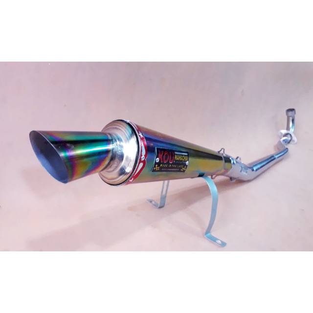 Knalpot Racing Kou Bunglon Revo Kharisma Blade Supra x125