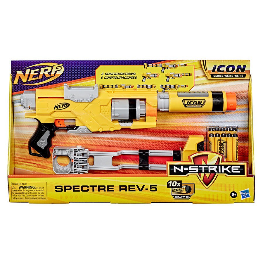 NERF N-Strike Icon Series Spectre Rev-5/Rev5 Blaster