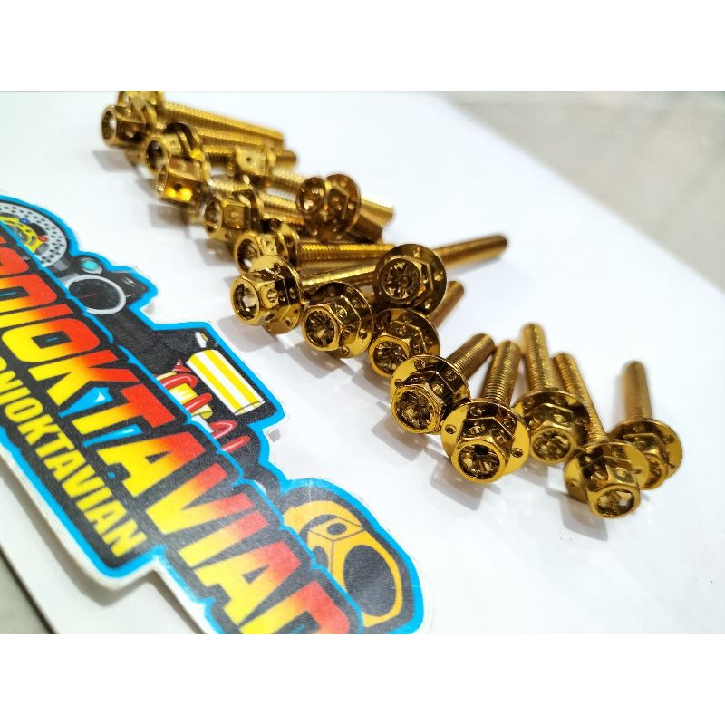 Baut cvt probolt beat dan scoopy gold baut heng cvt beat scoopy