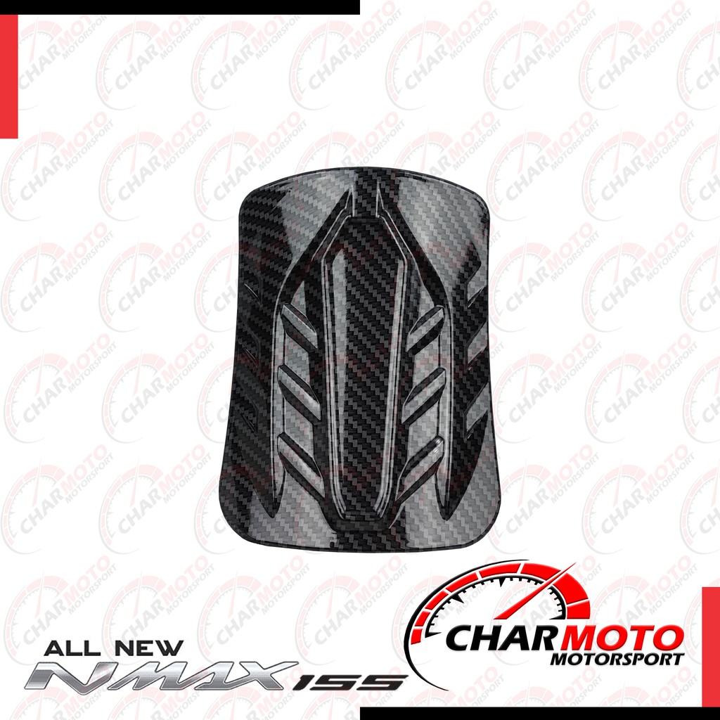 Cover Tutup Bensin Tangki Yamaha Nmax 2020 Carbon Karbon Nemo Original - CHARMOTO