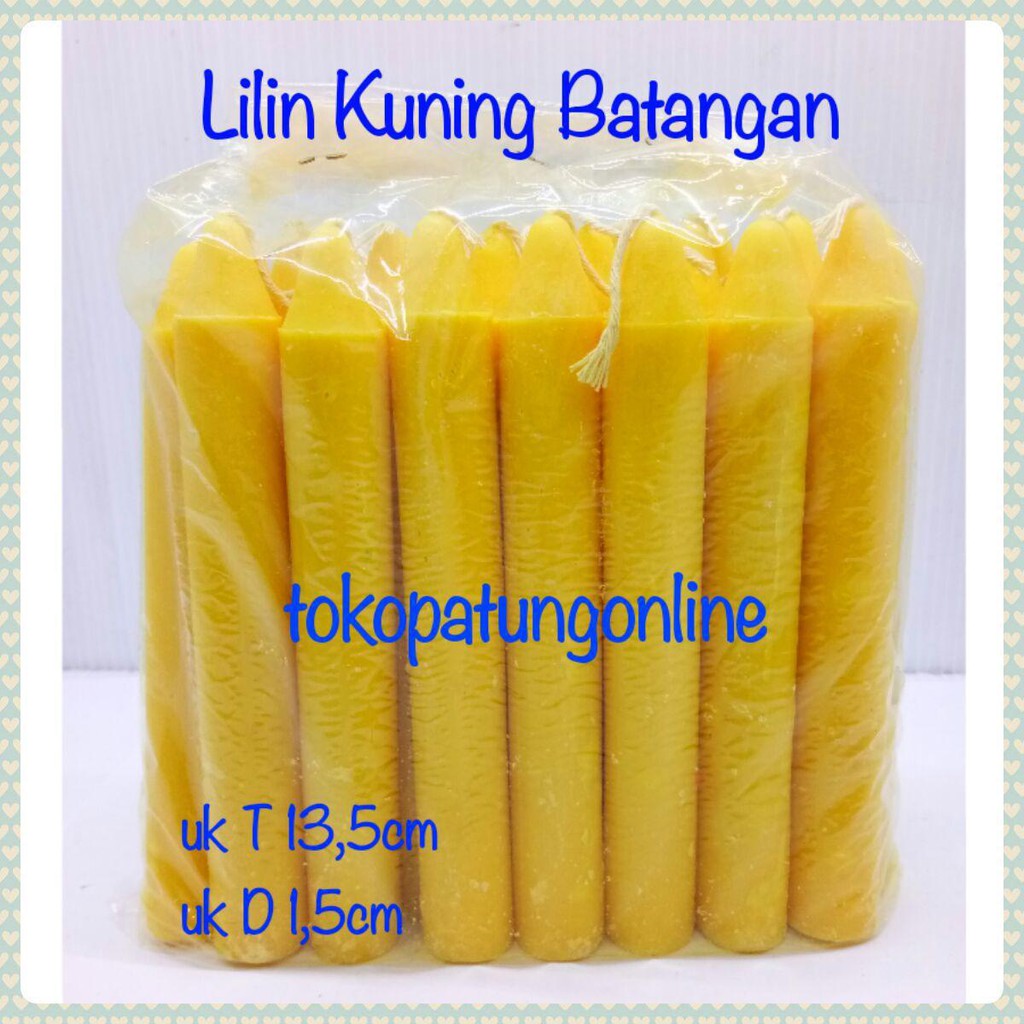 Lilin Kuning Batang Isi 22