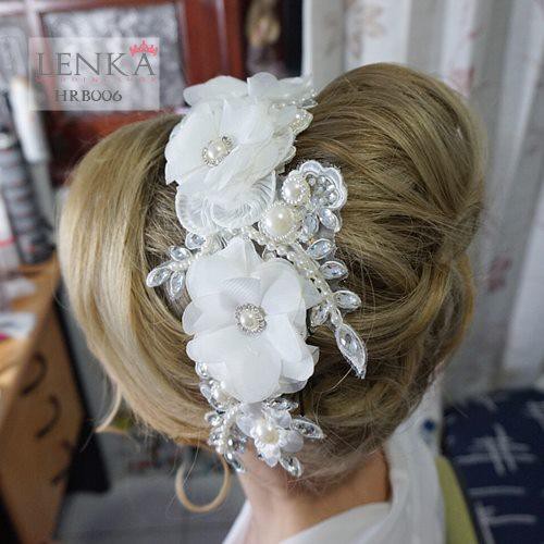 LENKA Hairpiece Wedding Aksesoris Rambut Pesta Pengantin Headpiece Bridesmaid HRB006