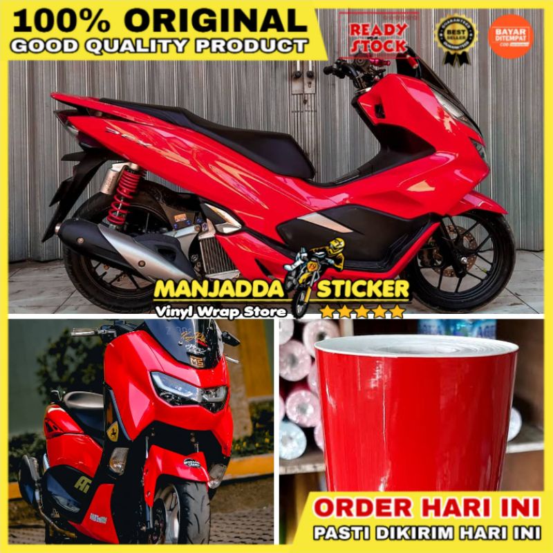 SKOTLET MOTOR MERAH GLOS