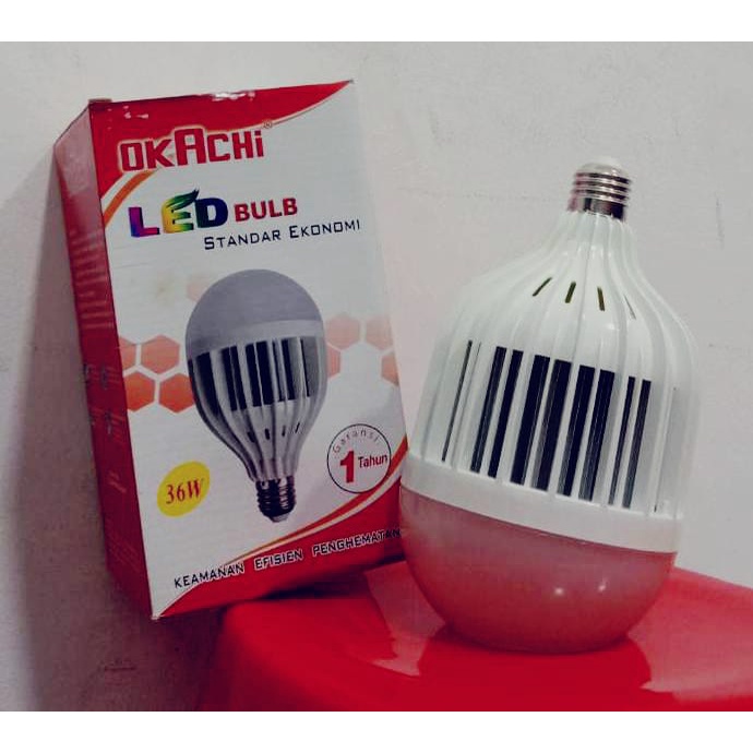 Lampu LED Big Bulb White 36 Watt Okachi