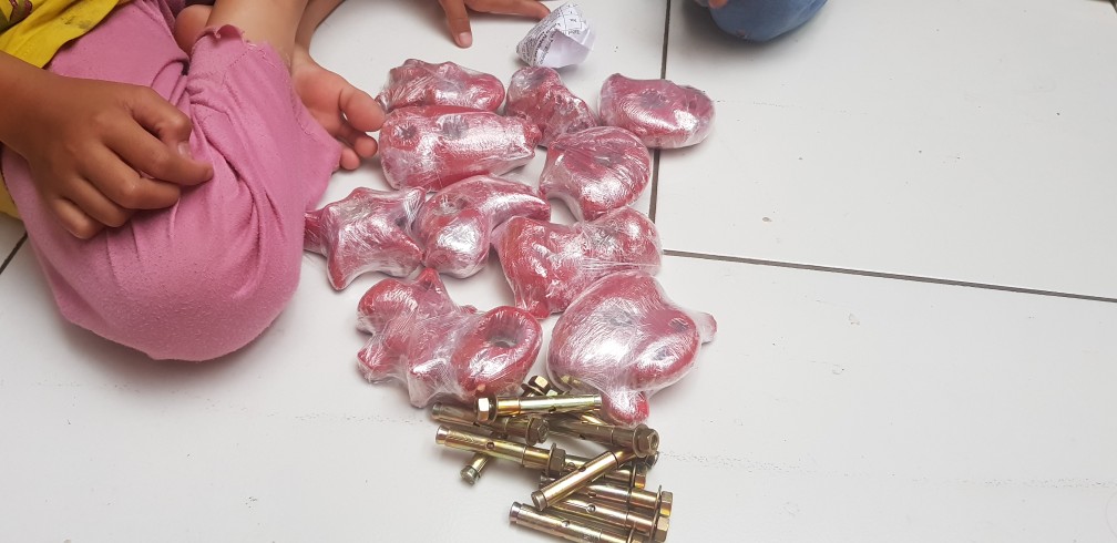 Baut Poin Panjat Untuk Dinding / Tembok