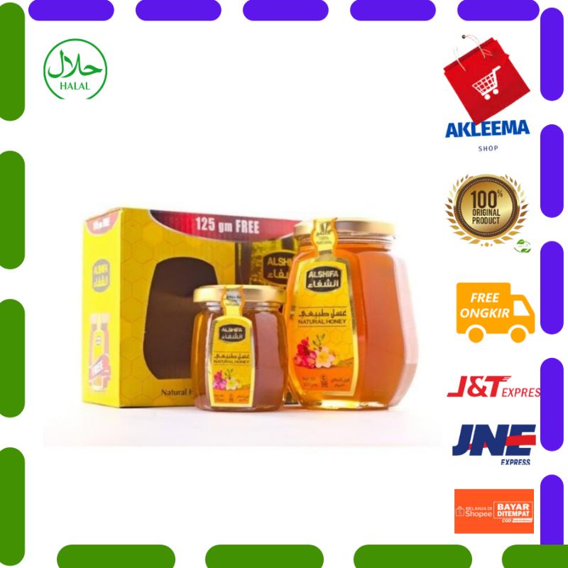 

(PAKET HEMAT 500GRAM FREE 125GRAM) MADU ARAB AL SYIFA MADU IMPORT LANGSUNG DARI ARAB SAUDI