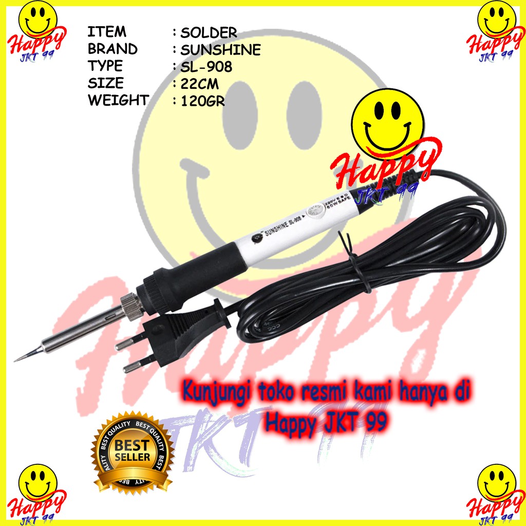 [ HAPPY JKT 99 ] SOLDER TANGAN SUNSHINE SL-908 SL908 SL 908