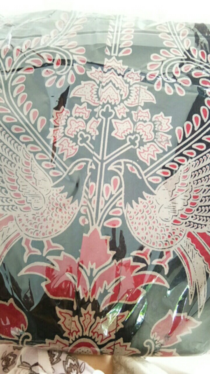 Kemeja Batik Prakasita Kuncoro Merah Batik Solo Halus Full Furing Seragam Batik