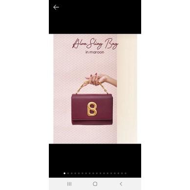 New alva bag buttonscarves maron