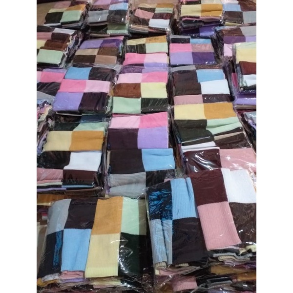 Ciput bandana rajut 4 warna - inner rajut 4 warna murah berkualitas