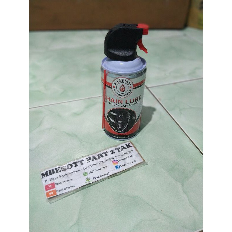 PELUMAS RANTAI MOTOR 300 ml CHAIN LUBE anti karat