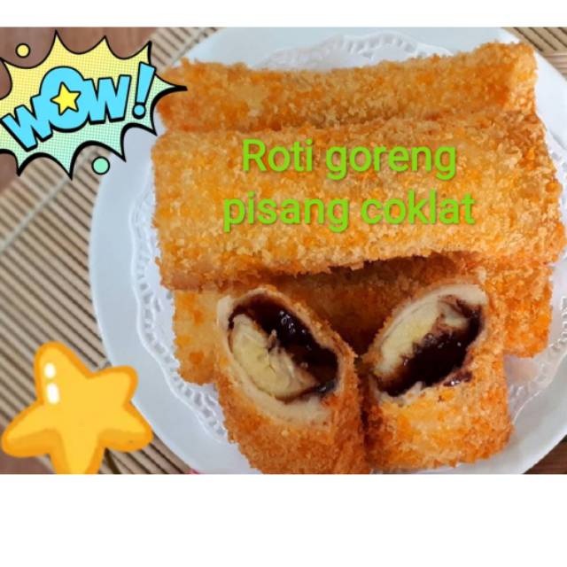 

Roti pisang coklat frozen