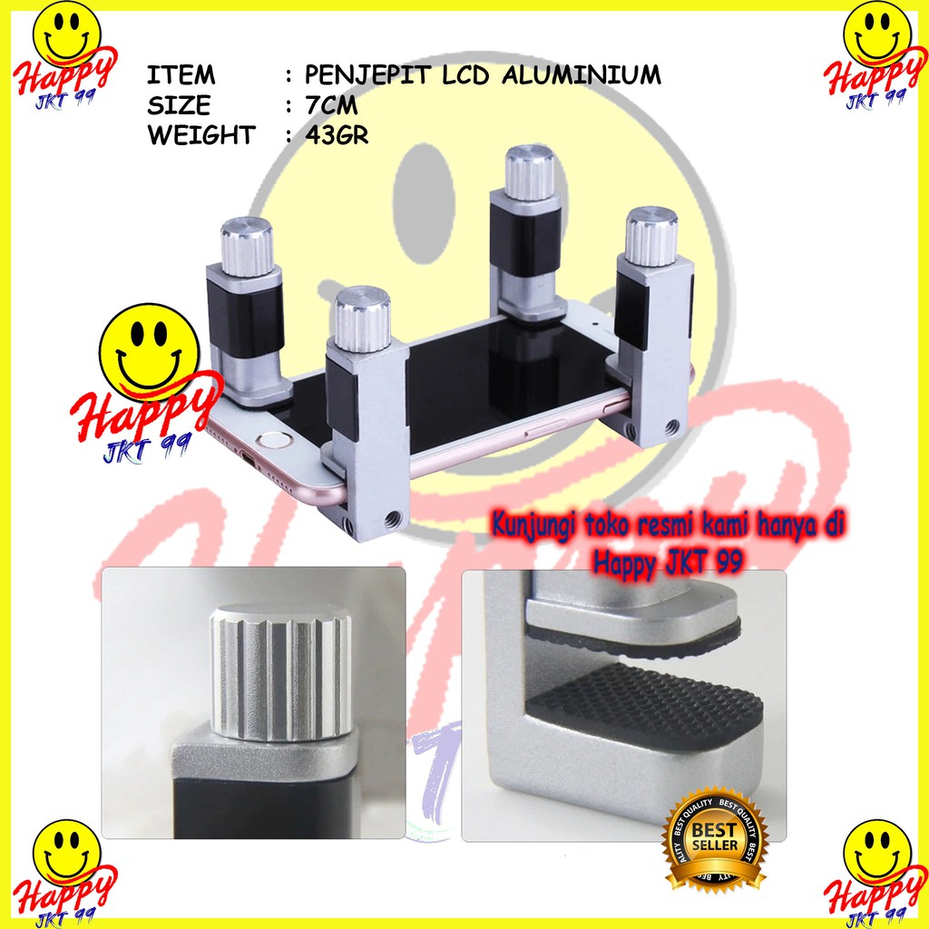 [ HAPPY JKT 99 ] PENJEPIT JEPIT LCD BESI TOUCHSCREEN LCD ALAT BANTU LEM LCD SUNSHINE KD-003190