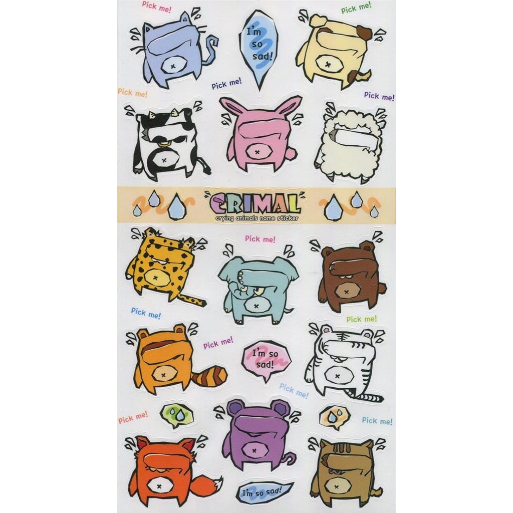 

Funny Sticker World Sticker Vol.1