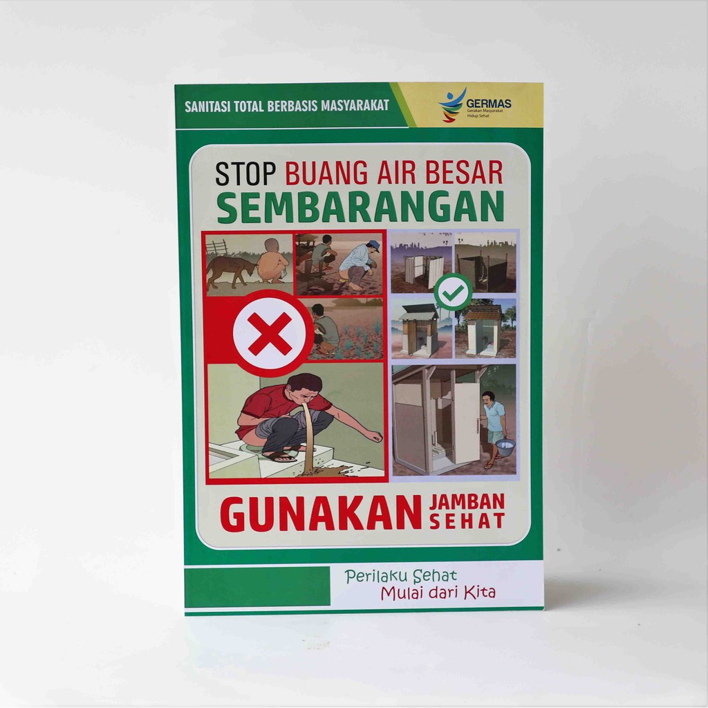 Jual Poster Kesehatan, Poster Pilar STBM, Poster STOP BAB, Stop Buang