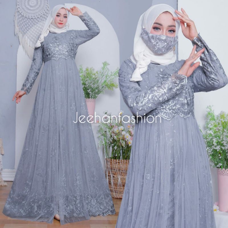 Baju Kebaya / Baju Kebaya Tulle Burkat / Baju Gamis Kebaya / Baju Alexa