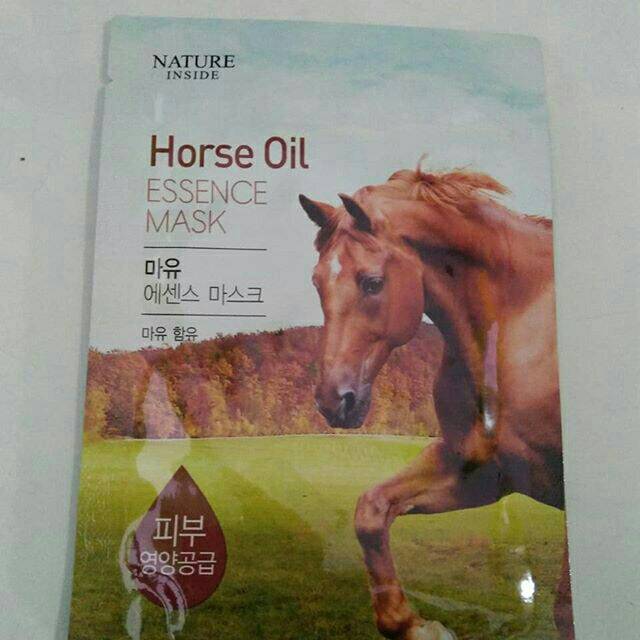 Masker horse oil essense mask