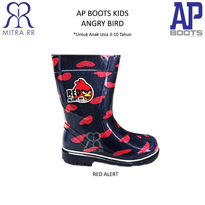 Sepatu Boot Anak AP BOOTS Kids Bird NEW Cewek Cowok Rain Boots