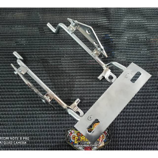 Kupingan lampu Tralis Chrome CB GL MP Tiger