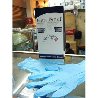 Jual Sarung Tangan Tanpa Bedak Hanseal Nitril / Handseal | Shopee Indonesia