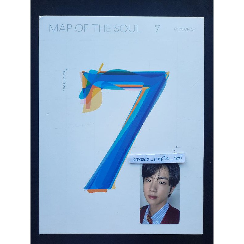 [Baca Deskripsi] Album BTS - Map Of The Soul 7 (MOTS 7) Ver.4 Jin set
