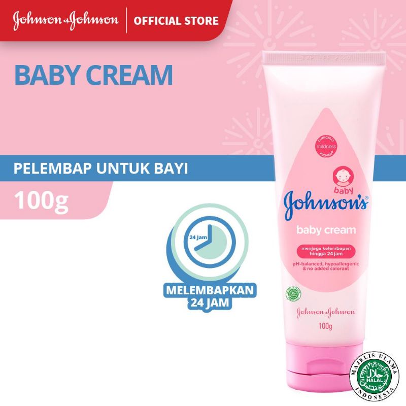 JOHNSON'S Baby Cream - Krim Bayi 50gr 100gr